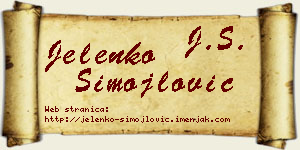 Jelenko Simojlović vizit kartica
